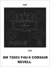 Montex Lackiermaske F4U-5 Corsair 1/72 Revell