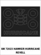 Montex 1/72 Kabinendachrahmen Farbmaske Hawker Hurricane
