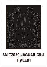 Montex Jaguar GR.1 1/72 Canopy Frame Paint Mask Italeri
