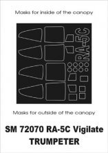 Montex Canopy Masks RA-5C Vigilante 1/72 Trumpeter