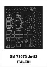 Montex 1/72 Junkers Ju-52/3M Canopy Frame Paint Mask