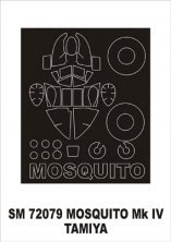 Montex Canopy Frame Paint Mask Mosquito Mk.IV 1/72