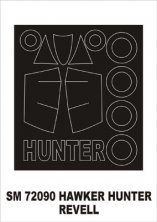 Montex 1/72 Hawker Hunter F.6 Canopy Frame Paint Mask