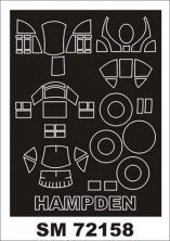 Paint Mask Cockpit Handley-Page Hampden 1/72