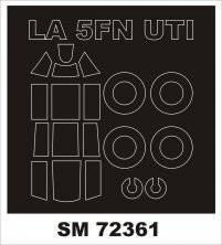 1/72 Lavochkin La-5FN Uti Kp paint masks