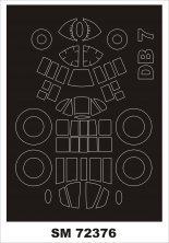 1/72 DB-7for Frrom-Azur mask