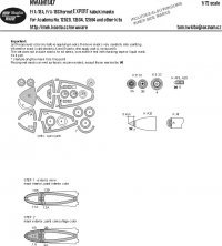 1/72 McDonnell-Douglas F/A-18A/C Hornet Expert kabuki mask