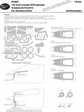 1/48 Vought F-8E and F-8J Crusader EXPERT kabuki masks aircraft