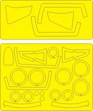 1/48 McDonnell F-101A/C Voodoo ADVANCED kabuki masks