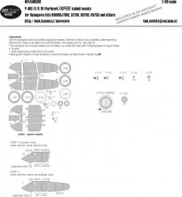 1/48 Mask P-40E/K/K-10 Warhawk EXPERT