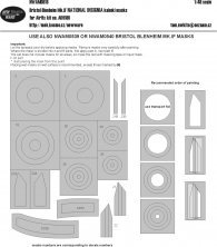 1/48 Mask B.Blenheim Mk.IF national insignia