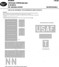 1/48 Mask B-26B-50 Invader MARKING
