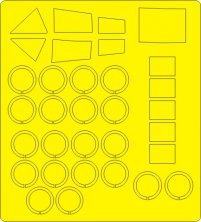 1/48 Lockheed SR-71 Blackbird Paint Mask Basic