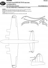 1/48 Mask B-17F Flying Fortress camouflage