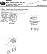 1/72 Mask MiG-19/Shenyang F-6/J-6 EXPERT for KP