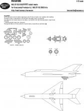 1/72 Mask MiG-21 F-13/S106 BASIC for KPM