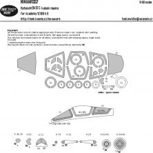 1/48 Mask Rafale M BASIC for Academy 12368