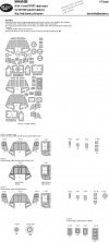 1/72 Mask CH-54A Tarhe EXPERT for ICM 72001