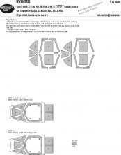 Maske 1/24 Spitfire Mk.V/Trop Mk.VB Expert Trumpeter