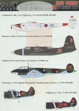 1/48 Red Stars on Night Sky Lockheed P-38L Lightning