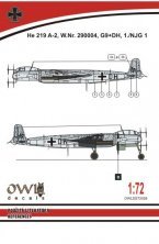 1/72 He 219 A-2, W.Nr. 290004, 1./NJG1 (decal)