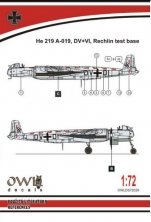 1/72 Heinkel He 219 V133 DV+DI (catapult test machine)