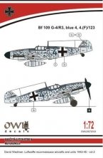 1/72 Messerschmitt Bf 109G-4/R3 Blue 4 reconnaissance
