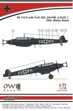 1/72 Messerschmitt Bf 110D FuG 202 (Barte)