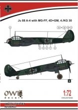1/72 Junkers Ju 88A-4 with MGFF cannon (D4+GM KG 30)