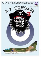 1/32 Vought A-7/TA-7 Corsair Greek Air Force Decals