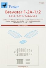 1/144 Canopy mask Brewster F-2A-1/2