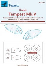 1/144 Canopy mask Hawker Tempest Mk.V