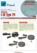 1/48 Wheel bay cover for I-16 Type 24 for Eduard