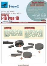 1/48 Wheel bay cover for I-16 Type 10 for Eduard