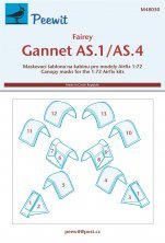 1/48 Canopy mask Fairey Gannet AS.1/AS.4 for Airfix