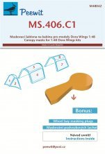 1/48 Canopy mask MS.406.C1 for Dora Wings.