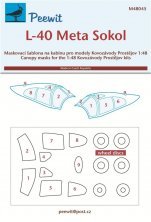 1/48 Canopy mask L-40 Meta Sokol KP