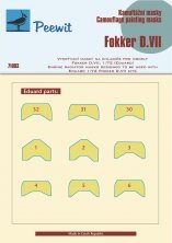 1/72 Fokker D.VII Engine radiator masks