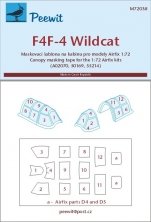 1/72 Canopy mask F4F-4 Wildcat