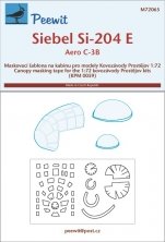 1/72 Canopy mask Siebel Si-204E/Aero C-3B