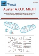 1/72 Canopy mask Auster A.O.P. Mk.III