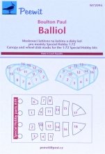 1/72 Canopy mask B.P. Balliol