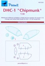 1/72 Canopy mask DHC-1 Chipmunk T.30