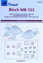 1/72 Canopy mask Bloch MB-155