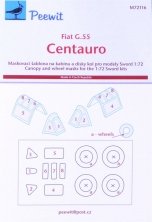 1/72 Canopy mask Fiat G.55 Centauro