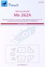 1/72 Canopy mask Me 262A