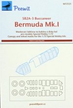 1/72 Canopy mask Bermuda Mk.I