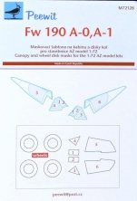 1/72 Canopy mask Fw 190 A-0, A-1