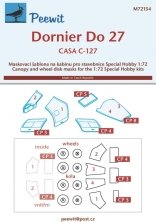 1/72 Canopy mask Dornier Do-27/C-127