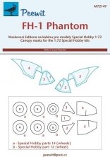 1/72 Canopy mask FH-1 Phantom